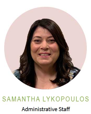 Samantha Lykopoulos - Admin Staff